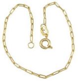 Pulseira feminina folheada a ouro CR0034 18