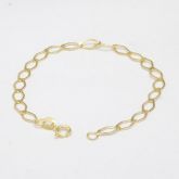 Pulseira folheada a ouro 18k 0402216