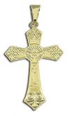 Crucifixo folheado a ouro 18k PS0354